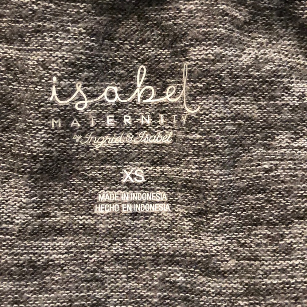 Isabel Maternity Grey Long Sleeve in XSmall - Picture 3 of 6